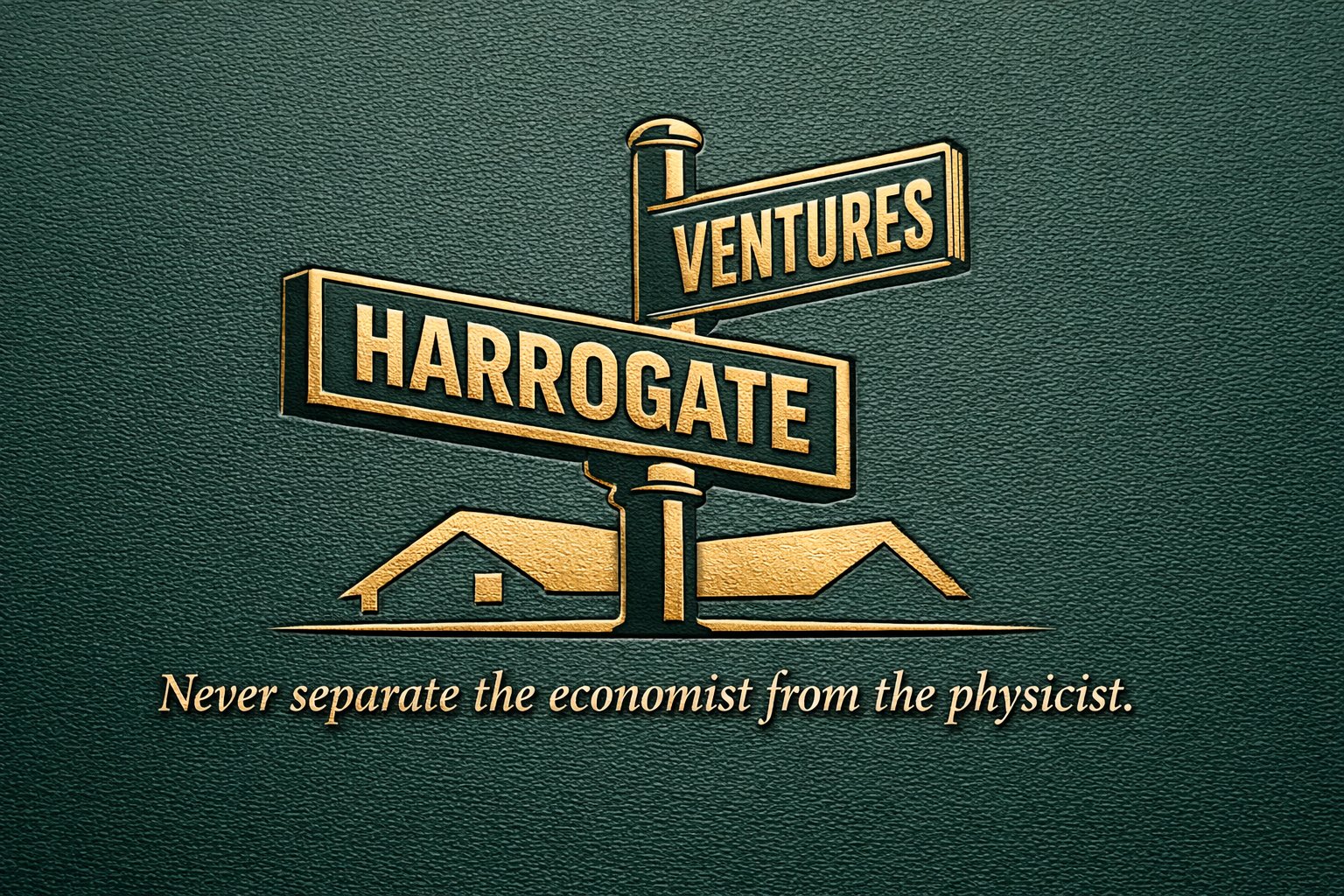 Harrogate Ventures — Never separate the economist from the physicist.